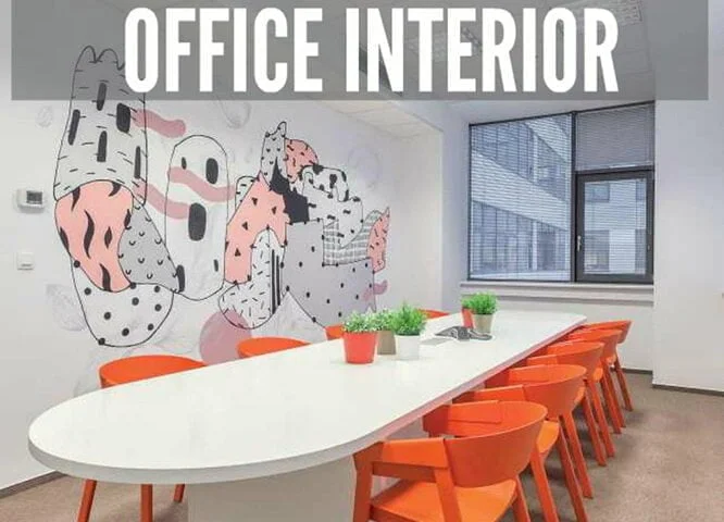 A millennium office interior uses dry erase paint by Smarter Surfaces